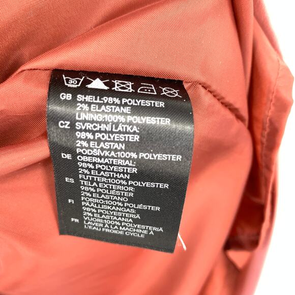 Y2K H&M Strapless Peplum Mini Dress Womens Size 8 Light Pink Back Zip NEW - Picture 7 of 7